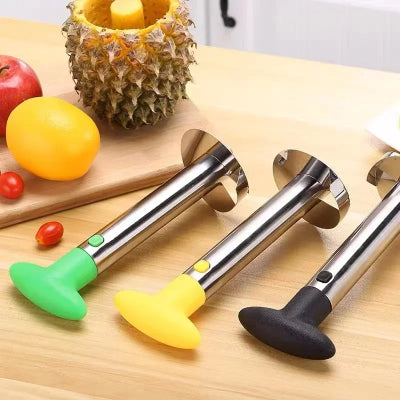 coupe-ananas-vert-jaune-noir