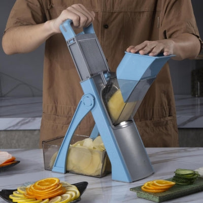 mandoline-cuisine-bleue-multifonctionnelle