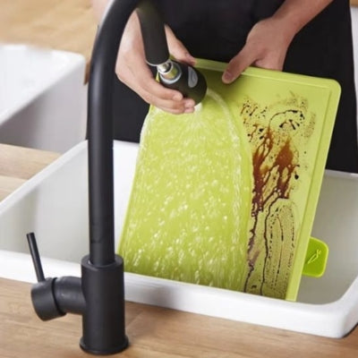 planche-a-decouper-verte-lavage-facile